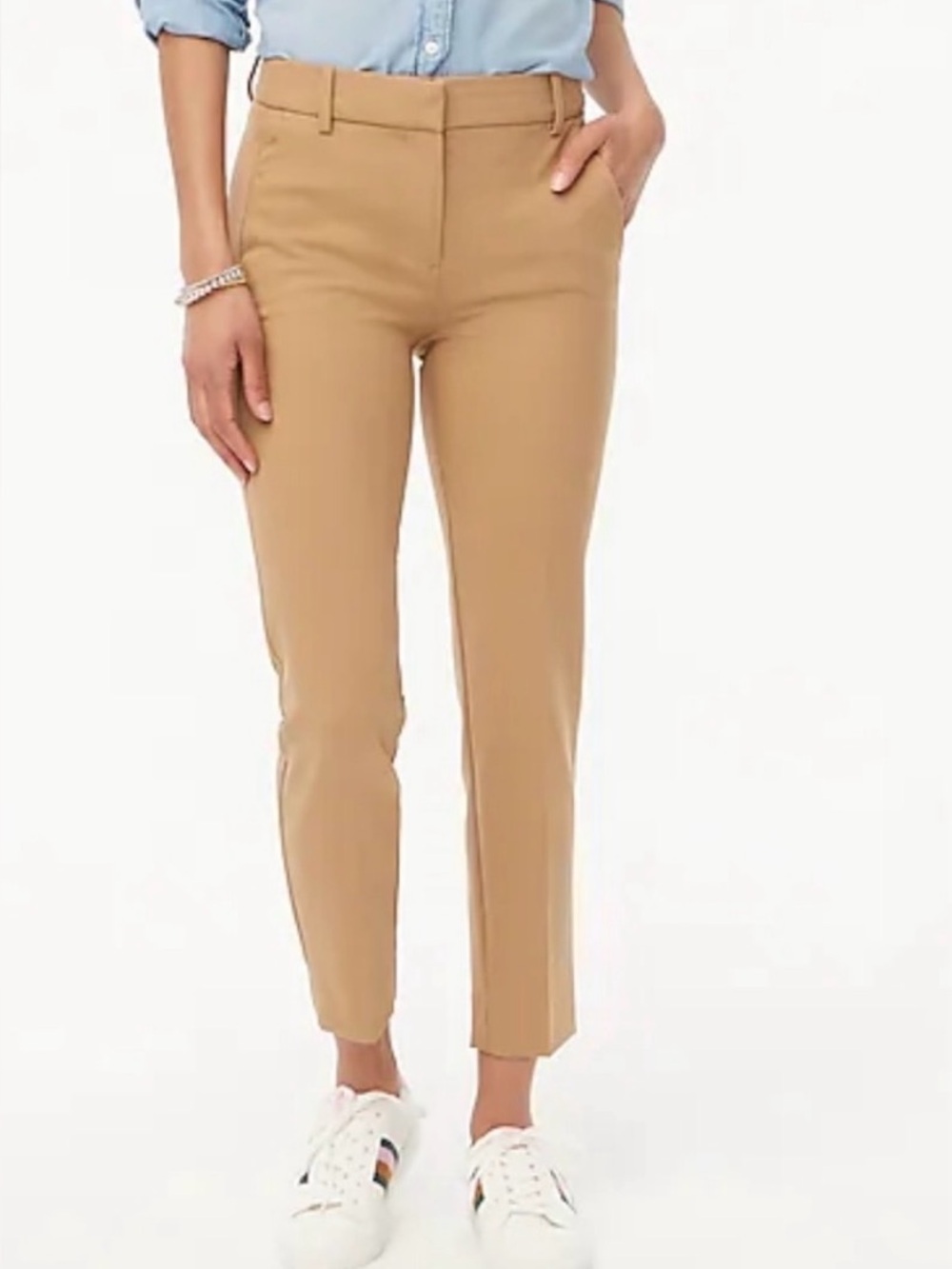 J. Crew Camel Ruby Crop Pants